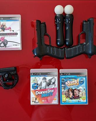 Sony PS Move Motion, Videocamera, Microfoni,Giochi