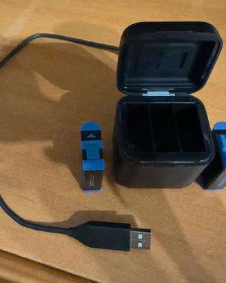 Caricabatteria GoPro + 2 batterie
