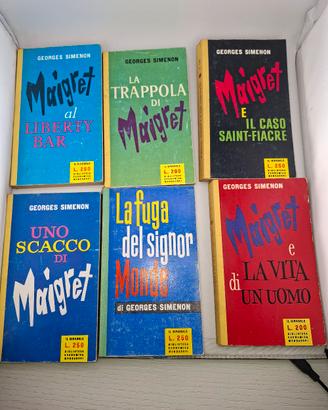 11 libri George Simenon anni 60