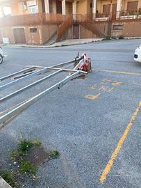 Carello doppio asse per rimessaggio