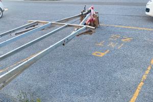 Carello doppio asse per rimessaggio