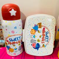 Set Borraccia Acciaio e Portamerende coordinato