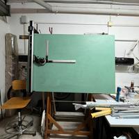 Tavolo da disegno vintage