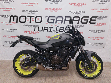 Moto yamaha mt07 del 2018