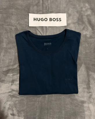 T-shirt Hugo Boss blu scuro uomo taglia L