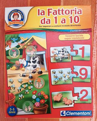 Clementoni Sapientino Numeri 1-10 Gioco educativo