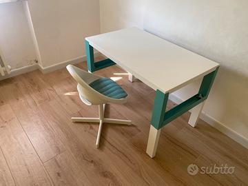 Scrivania regolabile + sedia per bambini
