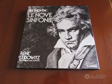 Cofanetto 7 vinili 33 giri Nona Sinfonia Beethoven