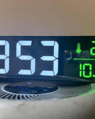 Orologio digitale LED da tavolo con temperatura