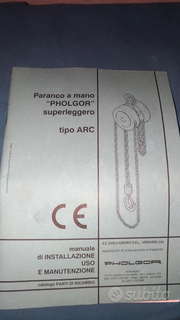  PHOLGOR - Paranco manuale tipo ARC