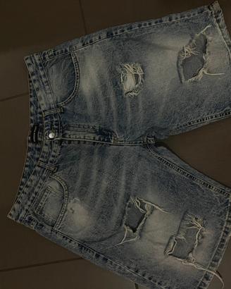 Jeans Shorts Bermuda Uomo