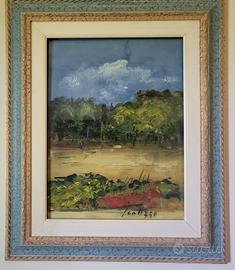 Olio su tela di Sergio Scatizzi.