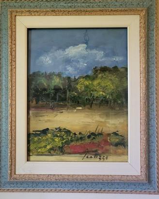 Olio su tela di Sergio Scatizzi.