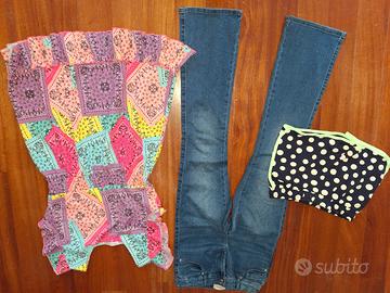 lotto abbigliamento bambina 12 anni