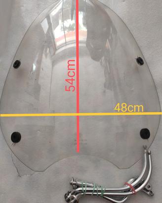 Parabrezza alto completo originale per BMW R1200C