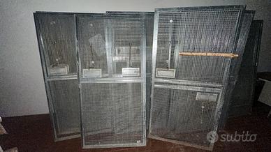 Pannelli componibili x volira o gabbia animale