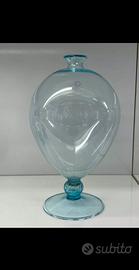 Vaso veronese in vetro soffiato Vittorio Zecchini