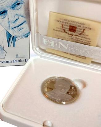 Vaticano 5 Euro 2011 Argento Proof G.Paolo II.

la
