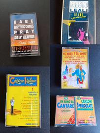 Audiocassette originali rare