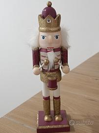Schiaccianoci di Natale in legno tamburino 25 cm
