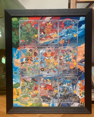 Quadro Pokemon Primi Compagni d’Avventura 3 serie