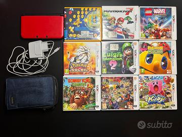 Nintendo 3DS XL più 9 giochi e accessori