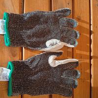 Guanto da lavoro pelle fiore e cotone.