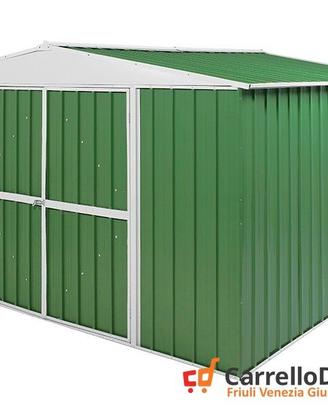 Box in Acciaio da giardino 360x345 150kg verde