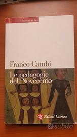 le pedagogie del 900 Franco Cambi