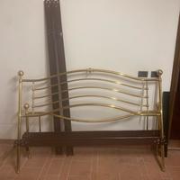 Letto Matrimoniale in Ottone d’epoca