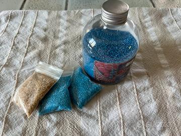 Sabbia Decorativa Colorata – Blu e Naturale