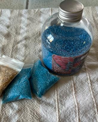 Sabbia Decorativa Colorata – Blu e Naturale
