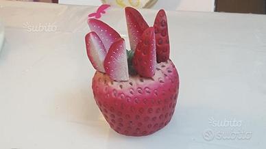 Coltelli punta tonda a forma di fragola