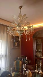 Lampadario con swarovski