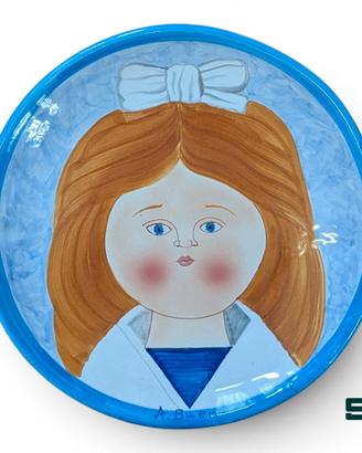PIATTO CERAMICA 'BAMBINA' - ANTONIO BUENO