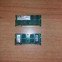 ram ddr2 da 1 e 2 gb 