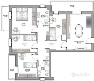 Stanze a Dalmine (BG)