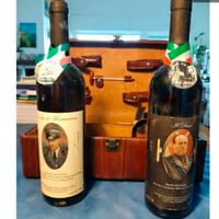 Bottiglia MUSSOLINI Vino, Valigia con attrezzi