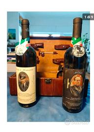 Bottiglia MUSSOLINI Vino, Valigia con attrezzi