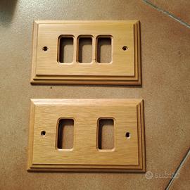 placche in legno 2/3 posti 