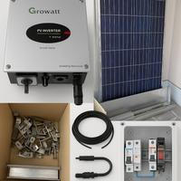 Kit Fotovoltaico 1kW completo – 4 pannelli