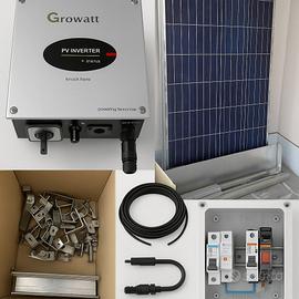 Kit Fotovoltaico 1kW completo – 4 pannelli