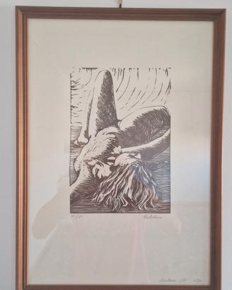Litografia vintage anni 70 