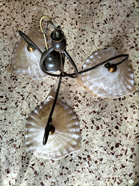 Plafoniera a sospensione con tre bracci