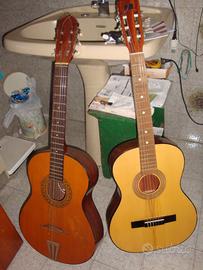 Chitarre N°2 Folk 6corde+Custodia LEGGI KE PREZZI