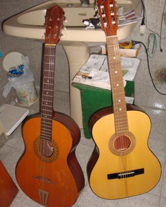 Chitarre N°2 Folk 6corde+Custodia LEGGI KE PREZZI