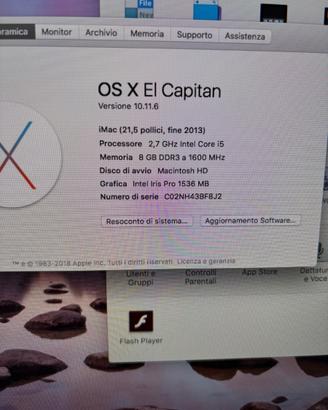 iMac 21,5” I Core i5 del 2016
