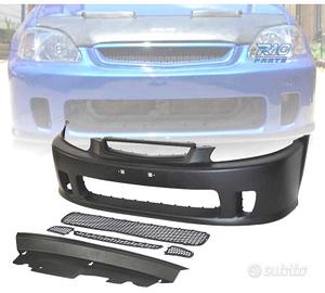 PARAURTI ANTERIORE HONDA CIVIC 96-98 LOOK N1