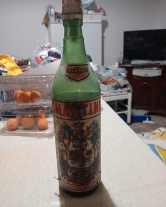 bottiglia martini rosso vintage  anni 70 