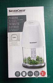 SILVER CREST 300ML Tritatutto Elettrico 260W, 2 Lame Con Pulsante Turbo Per  Maggiore Potenza, Rosso : : Casa e cucina